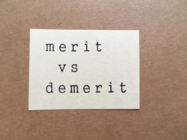 merit vs demerit